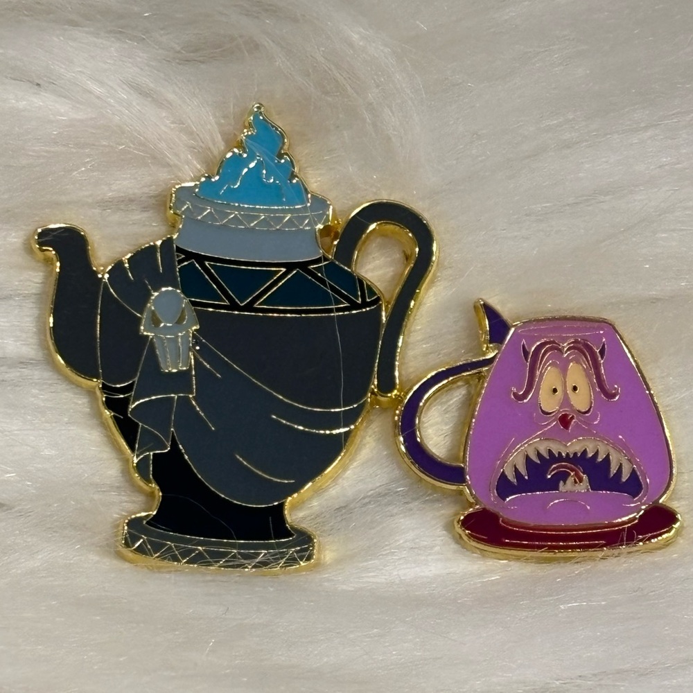 Hades Pain Villains Sidekick Teapot Teacup Hercules Mystery Loungefly Disney Pin